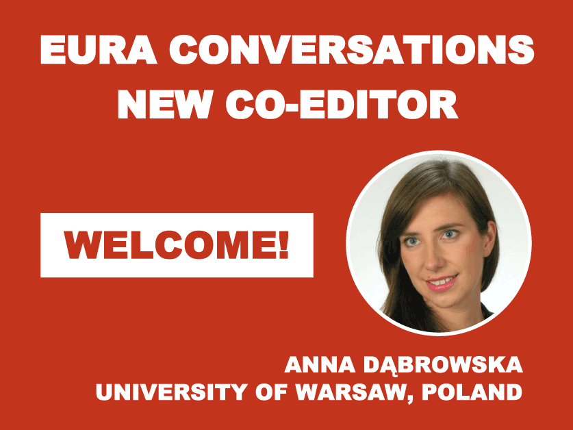 New EURA Conversations co-editor Anna Dąbrowska from University of Warsaw