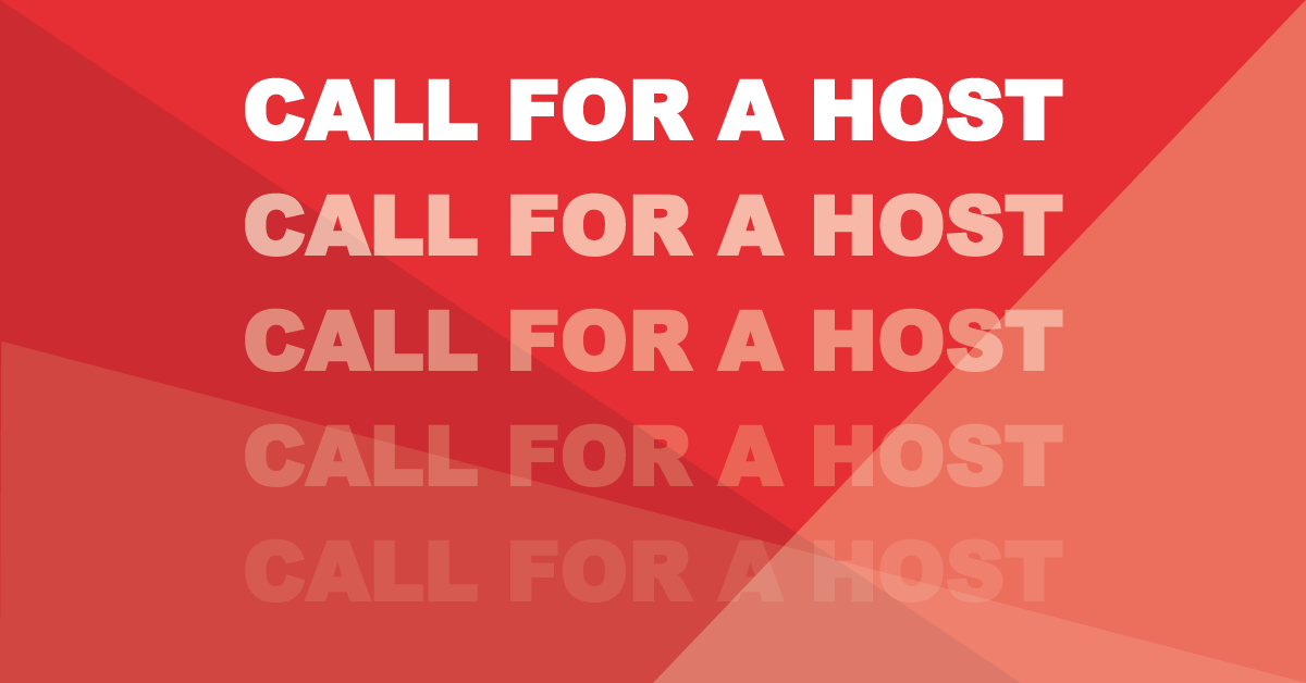 CALL for a HOST banner