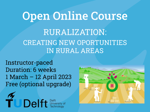 Thumbnail of the Technical University of Delft's Online Course on Ruralization