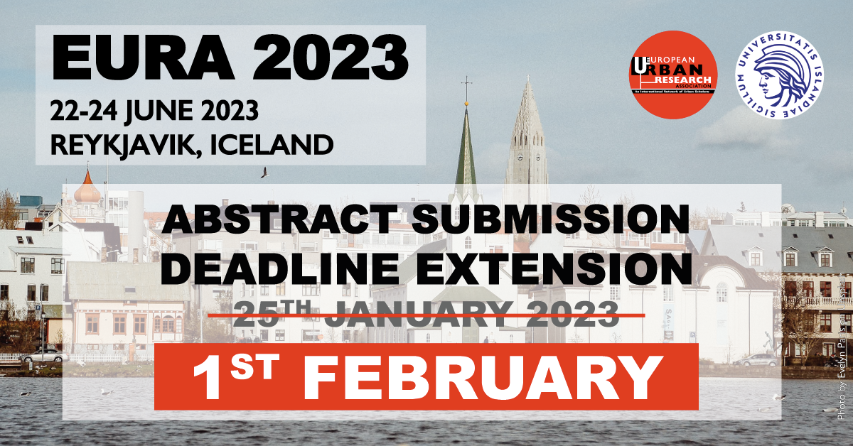 Abstract submission deadline extension. New date: 1st February 2023