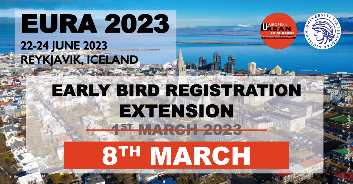 Early bird registration deadline 1st March 2023