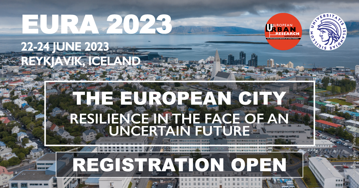 EURA 2023 Conference Registration is now open!